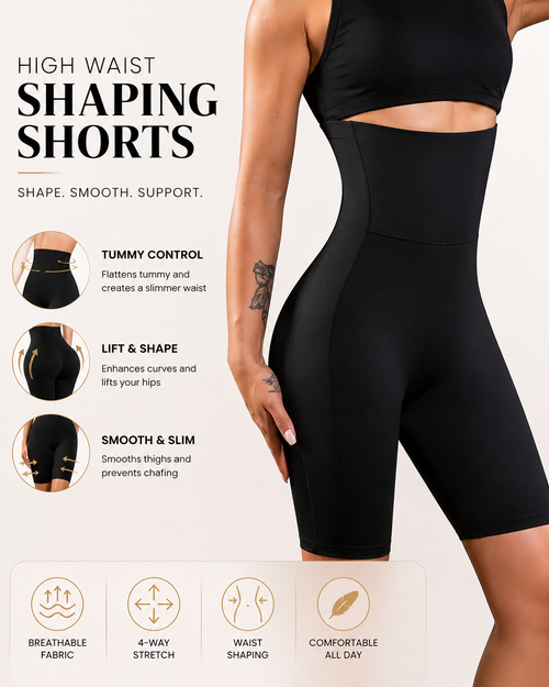 Pack of 2 Tummy Control & Thigh Slimming Body Shaper
